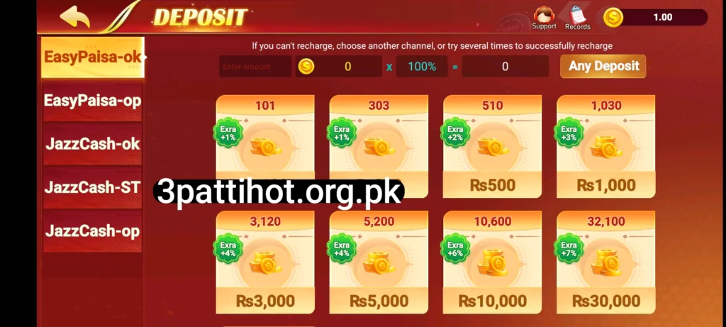 3 Patti Hot Deposit